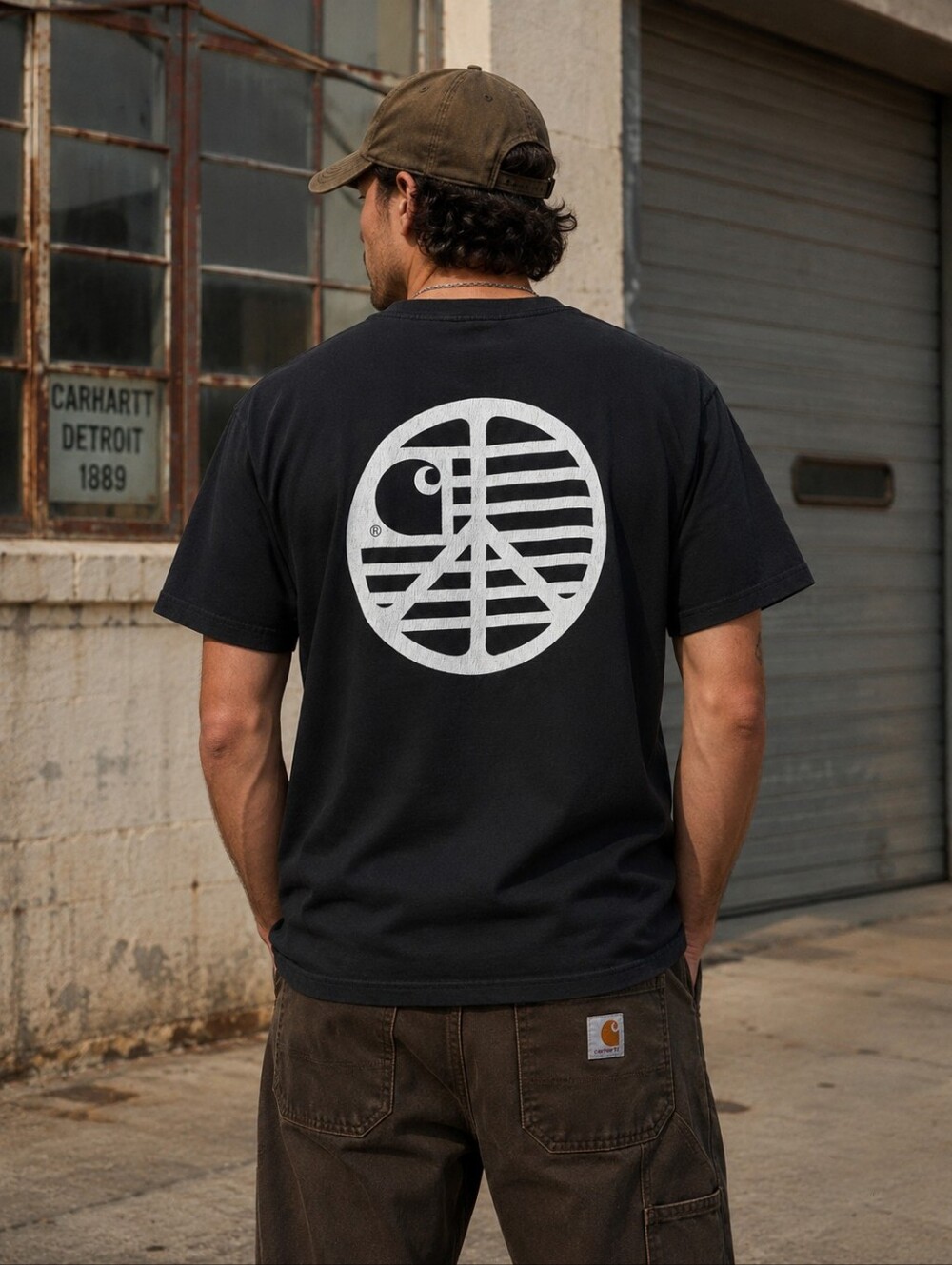 Carhartt Motor City Graphic Tee-Black